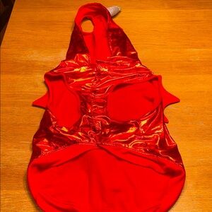 Vibrant Red Devil Dog Costume